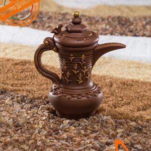 Arabic Coffee Pot with Flower decorations